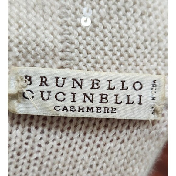 Brunello Cucinelli Cashmere Sleeveless Shawl Cardigan Speckled Knit Vest Double - Picture 12 of 15